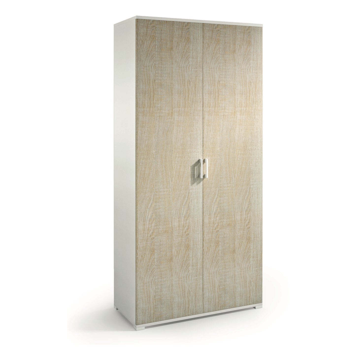 MOBILE CON DOPPIA ANTA E QUATTRO RIPIANI REGOLABILI.