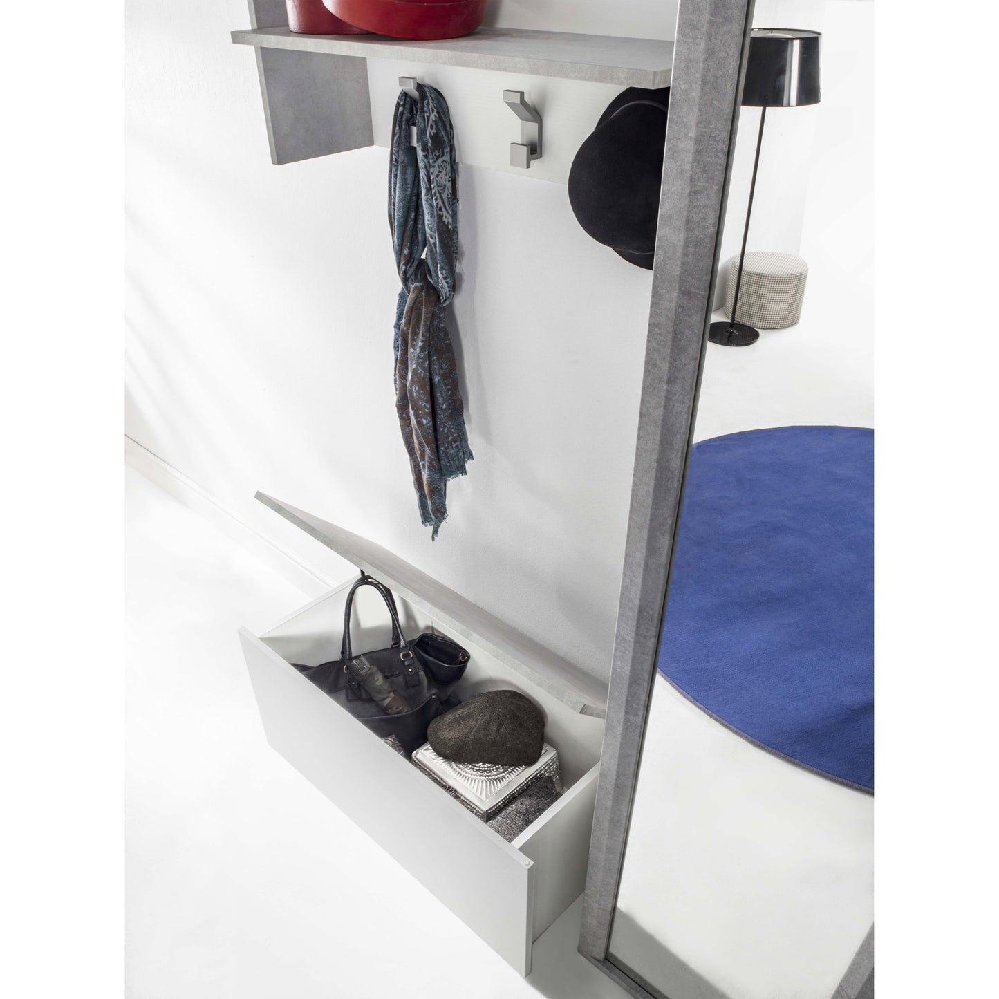 BAULE CONTENITORE CON CHIUSURA RALLENTATA