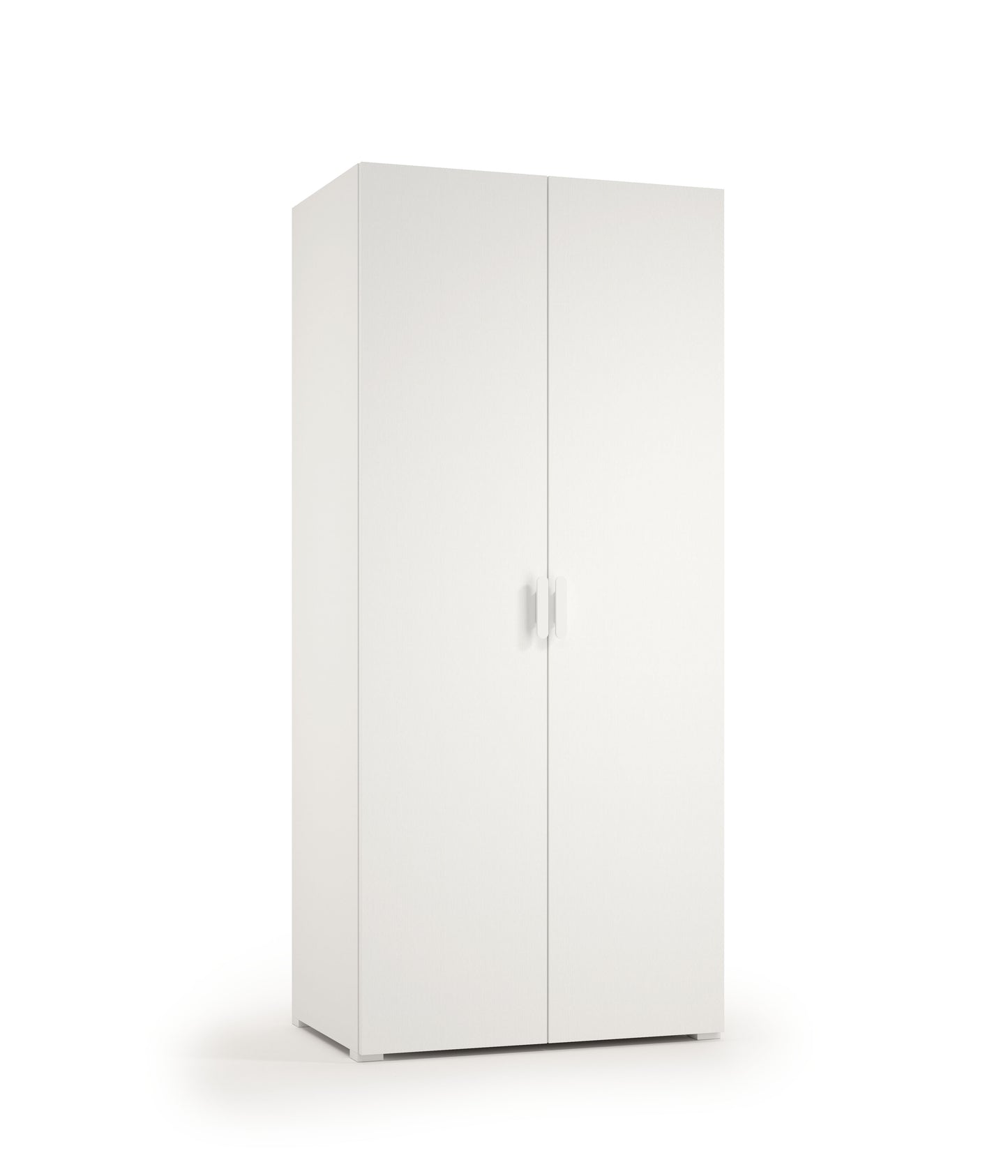 WARDROBE WITH HANGING RAIL AND TWO SHELVES